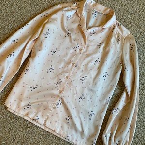 Lady Manhattan Vintage Coffee Bean Blouse